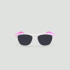 Little Original - Lunettes de soleil enfant rondes Transparent / Gris-Rose