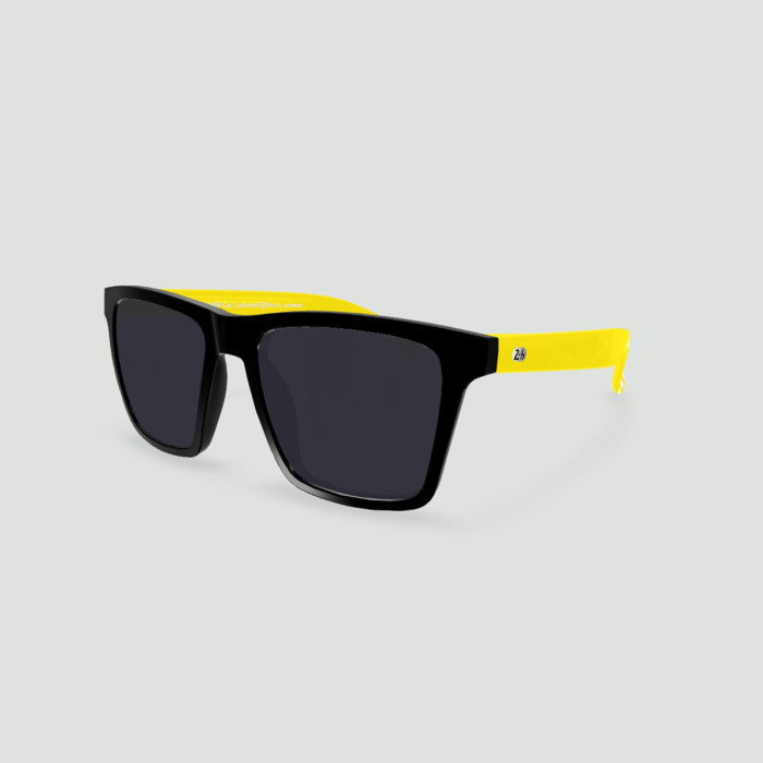 Sunglasses 24h du Mans Miami Black - Grey - Yellow LM Lenses