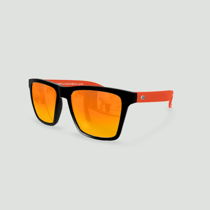 Sunglasses 24h du Mans Miami Black - Red Fire - Red LM Lenses