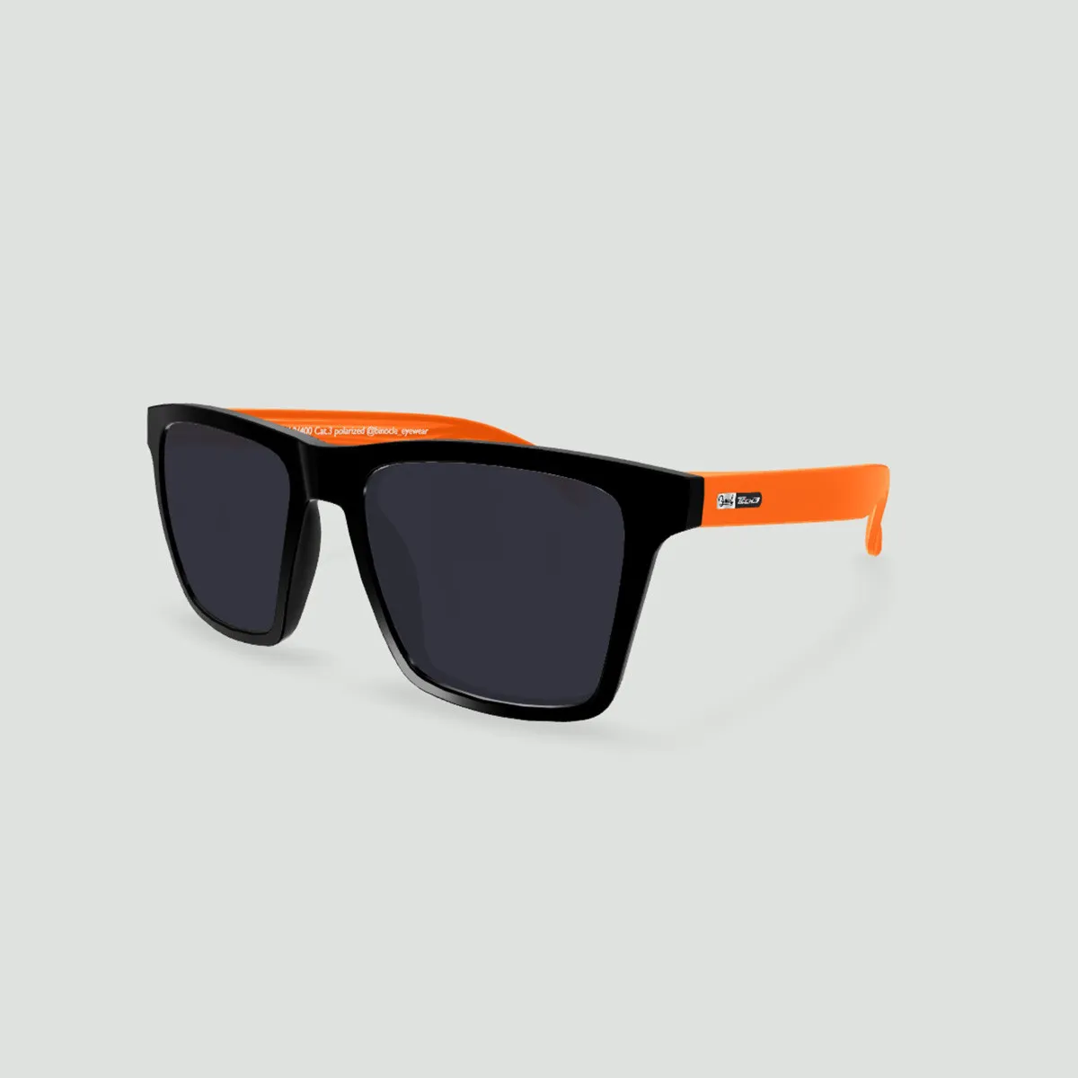 Sunglasses Miami Tech 3 Black - Grey - Orange Lenses