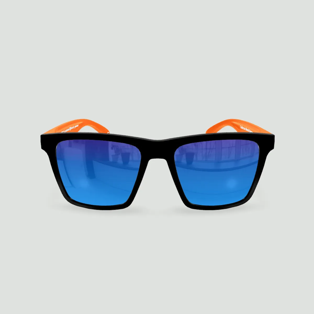 Lunettes de soleil Miami Tech 3  Noir - Verres Bleu - Orange