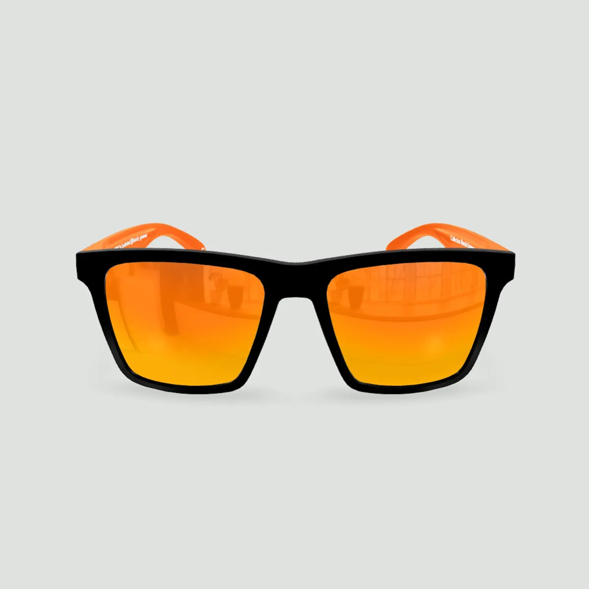 Lunettes de soleil Miami Tech 3  Noir - Verres Red Fire - Orange