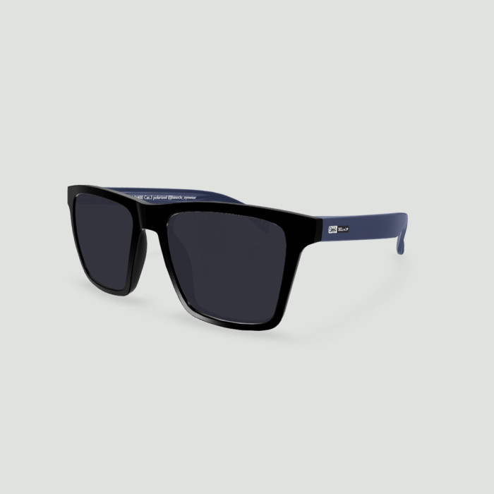 Lunettes de soleil Miami Tech 3  Noir - Verres Gris - Bleu