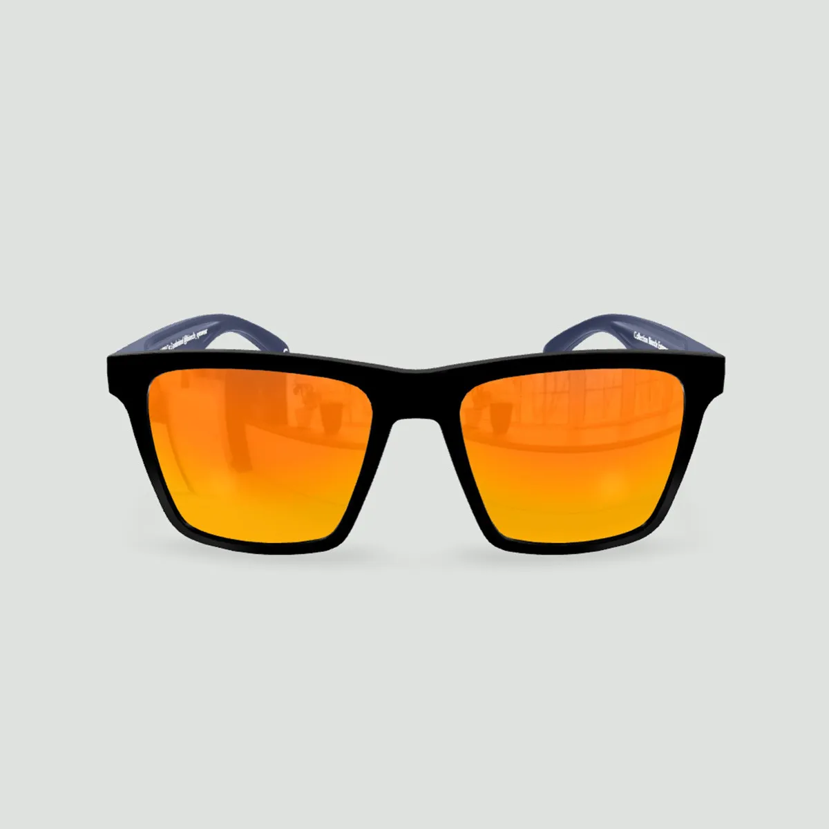 Lunettes de soleil Miami Tech 3  Noir - Verres Red Fire - Bleu