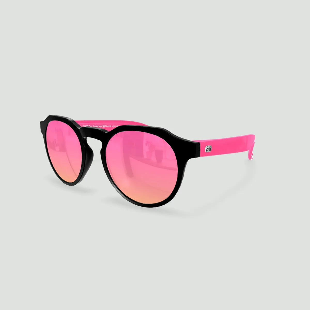 Sunglasses 24h du Mans Columbia Black - Pink - Pink LM Lenses