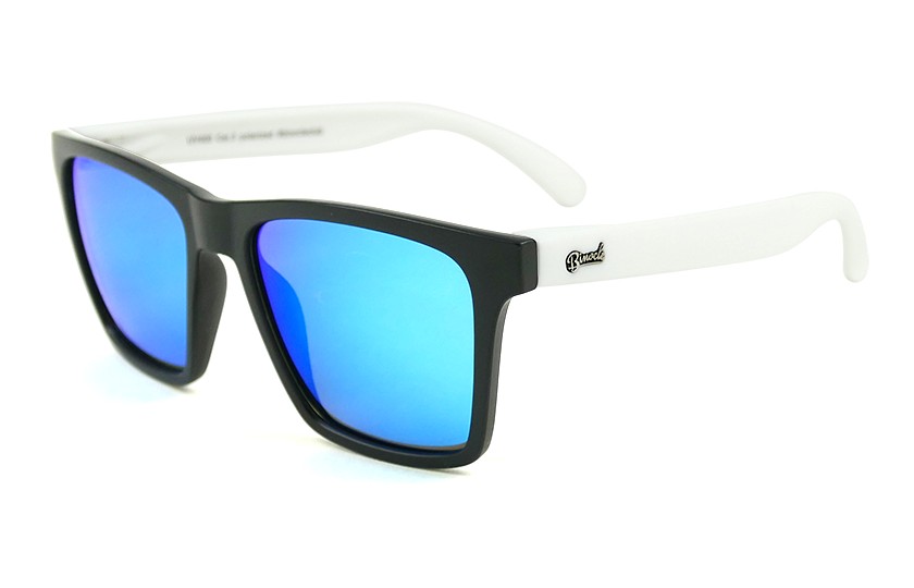Miami Sunglasses Black - Ice blue lenses - White £29.00
