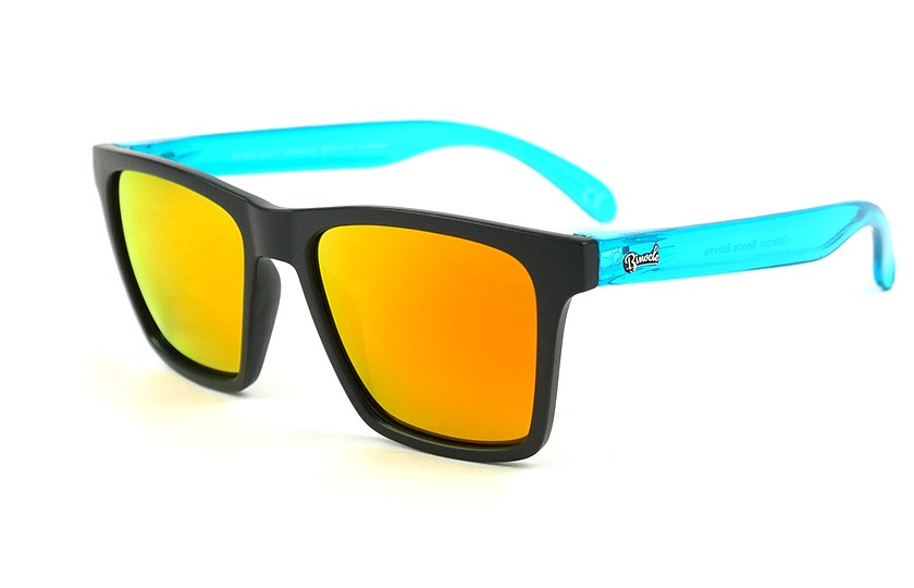 Lunettes de soleil Miami Noir - Verres Orange - Bleu clair 29,00 €