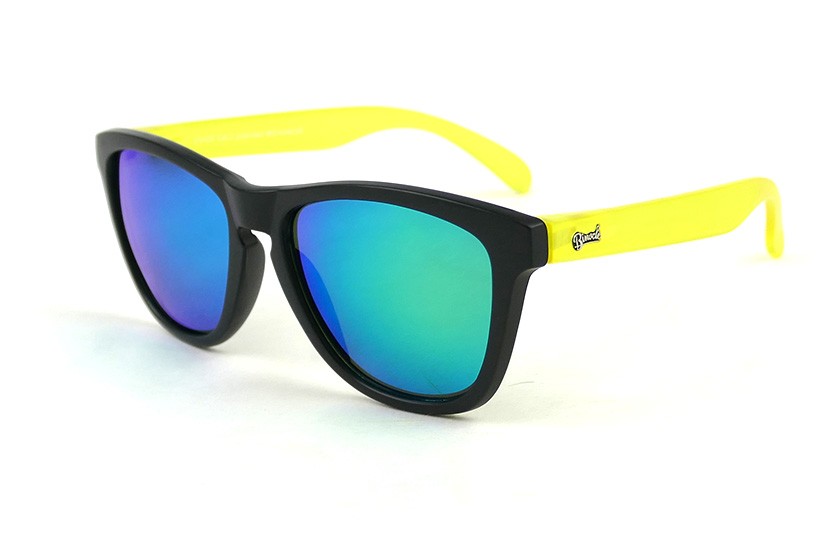 Mister V - Theo Juice : Original Black - Glasses Green - Neon Yellow