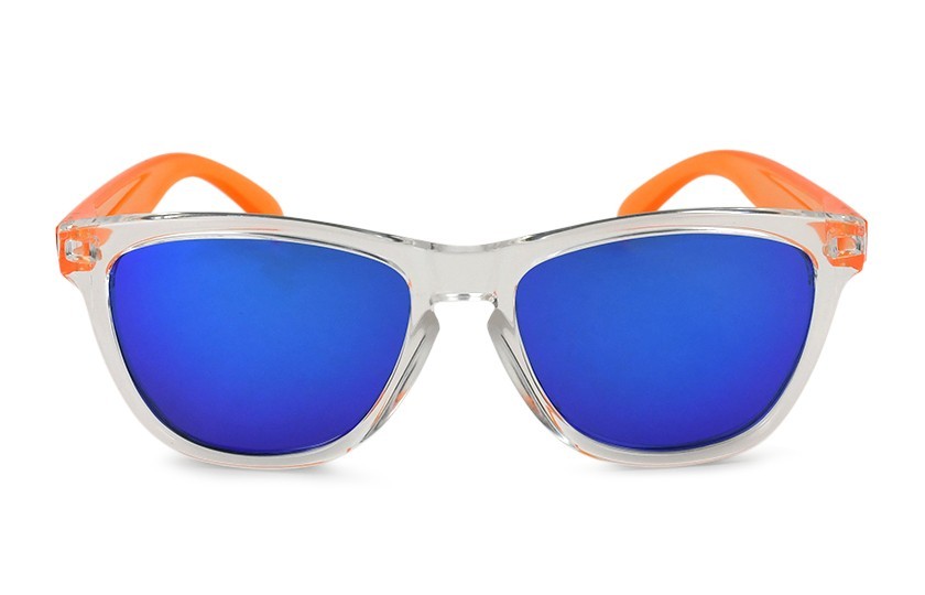 Original Transparent - Blue glasses - Cocktail Orange Shinny