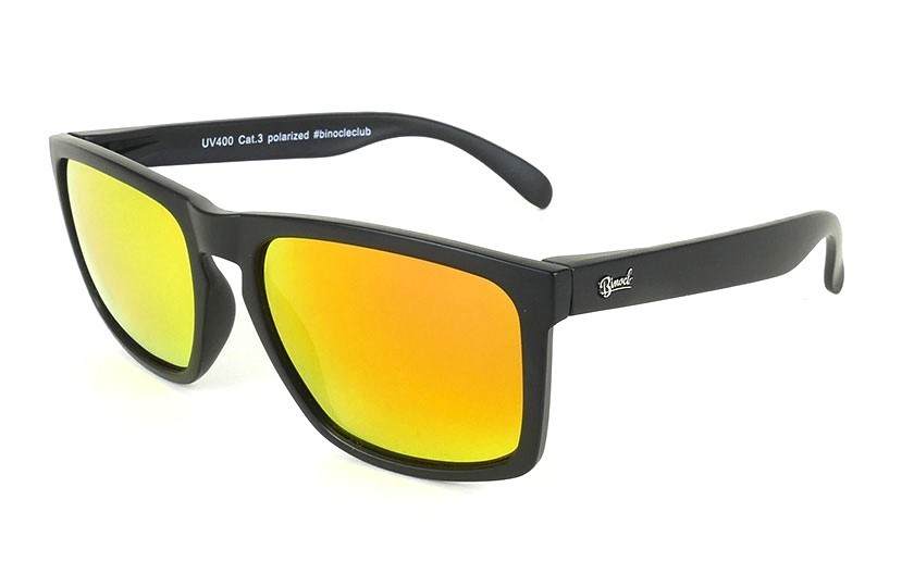 Lunettes polarisées pas cher, lunettes soleil sport noires livré 48h!