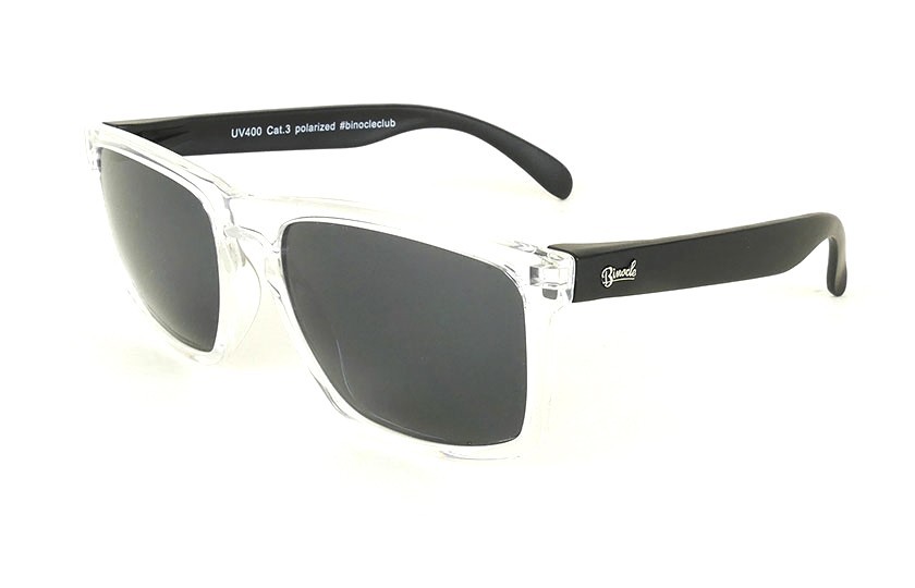 Transparent - Grey Lenses - Black