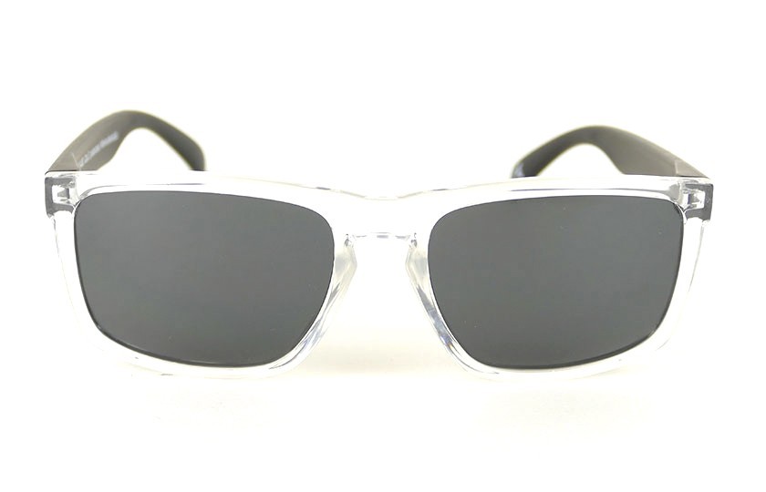 Transparent - Grey Lenses - Black