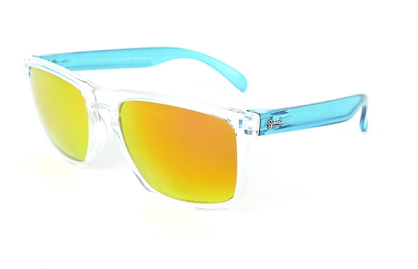 Transparent - Red Fire Lenses - Ice Blue