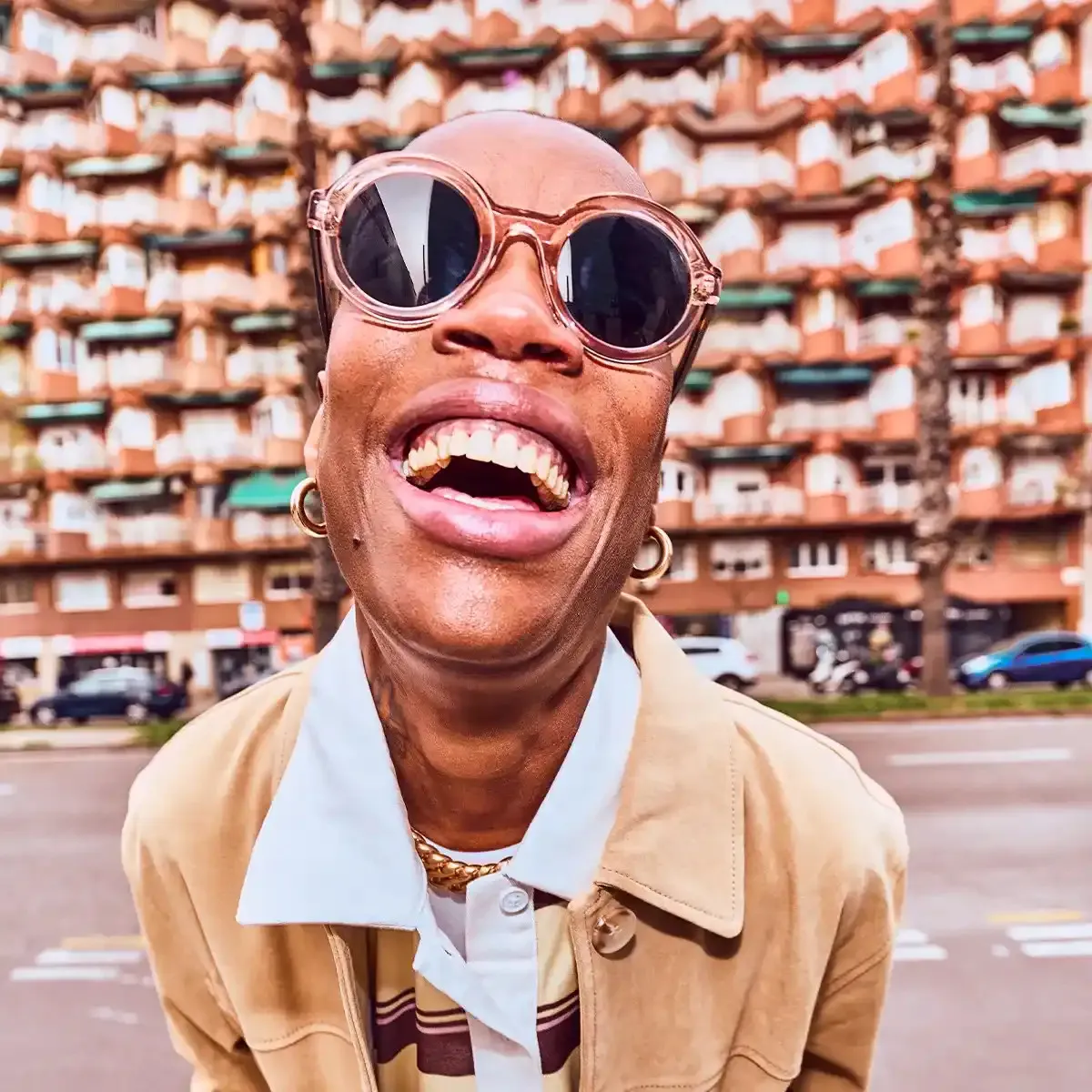 Habana Women’s Sunglasses – Trendy Round Frame