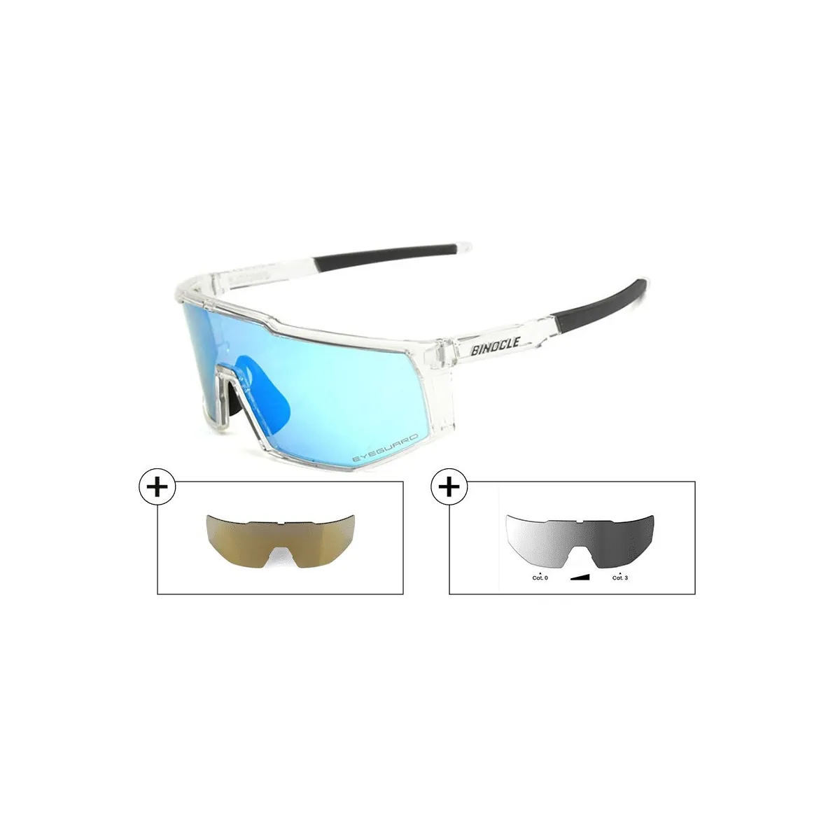 Pack lunettes de sport + verres interchangeables - Performance & polyvalence