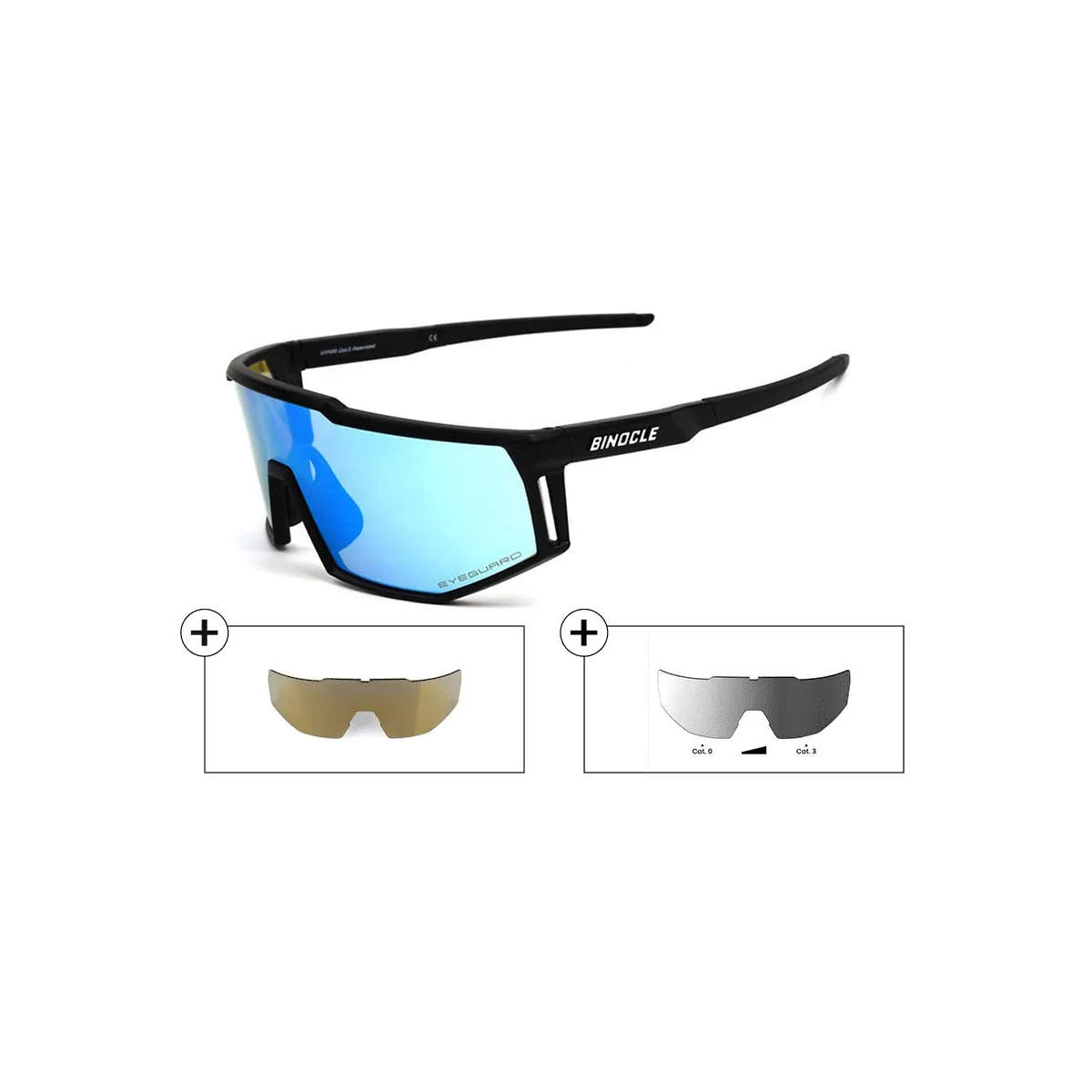 Pack lunettes de sport + verres interchangeables - Performance & polyvalence