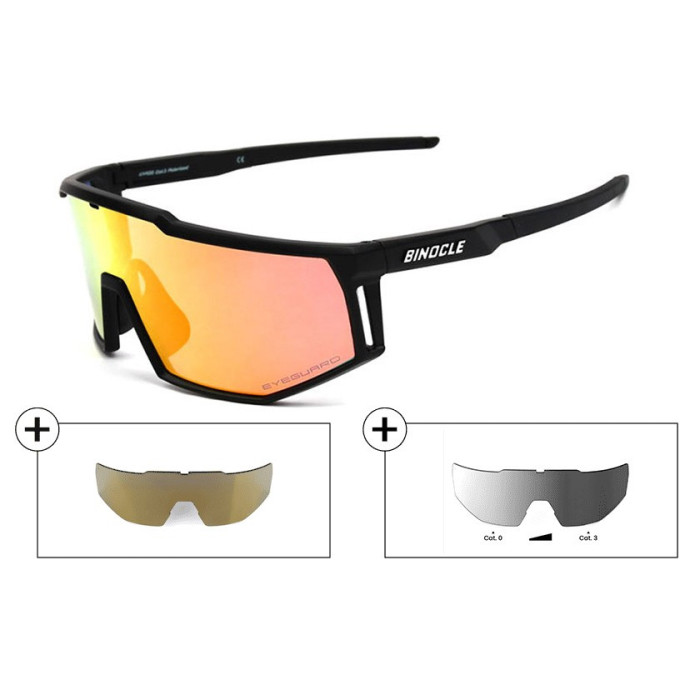 Pack lunettes de sport + verres interchangeables - Performance & polyvalence