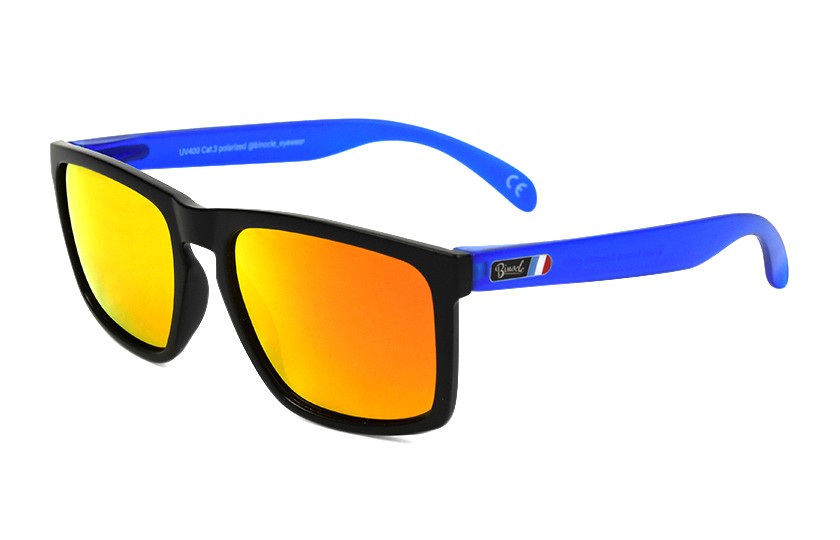 Daytona Noir - Verres Red Fire - Bleu