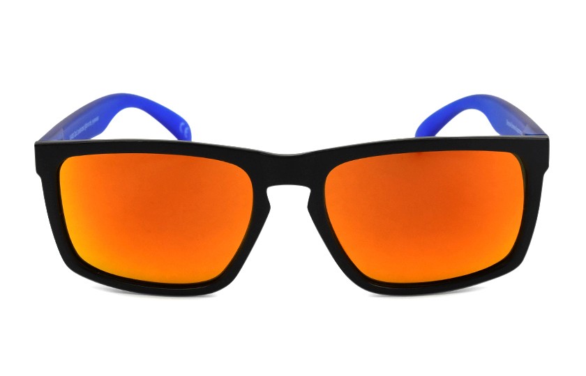 Daytona Noir - Verres Red Fire - Bleu
