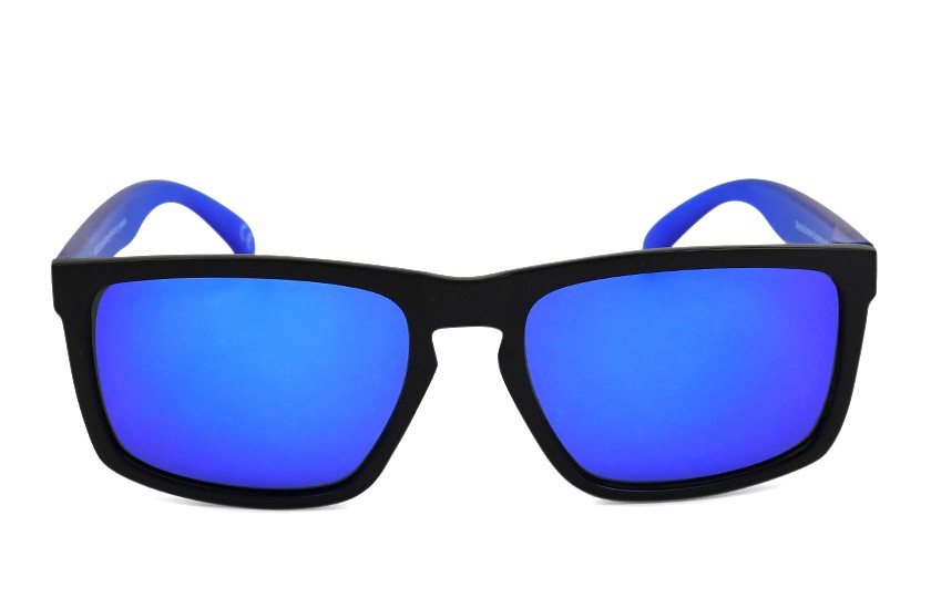 Daytona Noir - Verres Bleu - Bleu