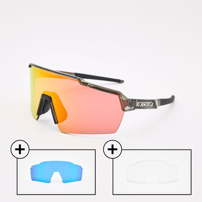 Binocle sprint Pack: sunglasses + 2 lenses of your choice
