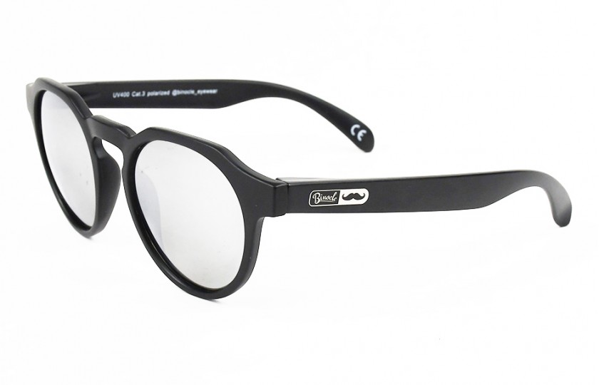 Columbia Black - Silver lenses - Black Movember