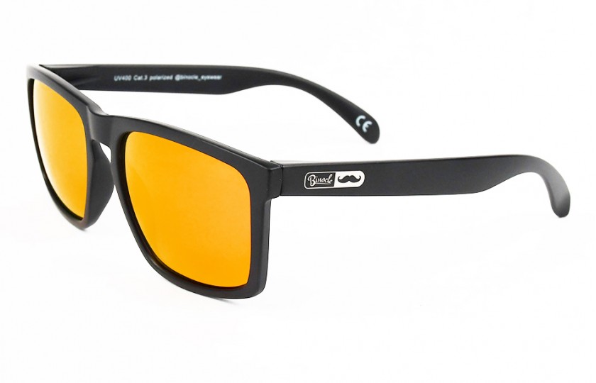 Daytona Noir - Verres Red Fire - Noir Movember