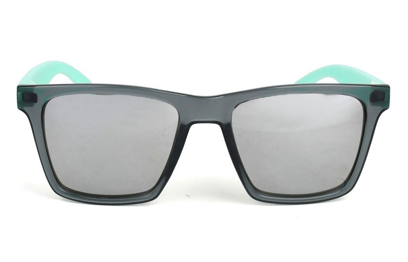 Miami Grey - Silver Glasses - Pastel Green