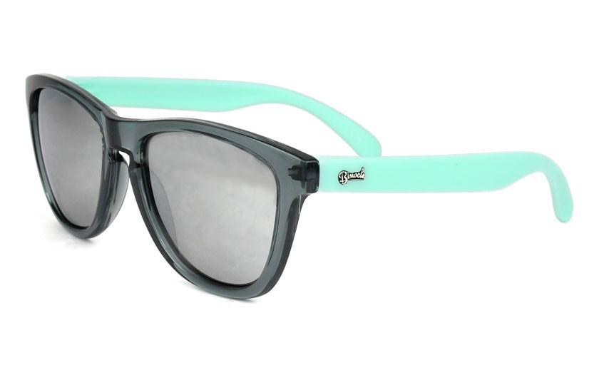 Original Grey - Silver Glasses - Pastel Green