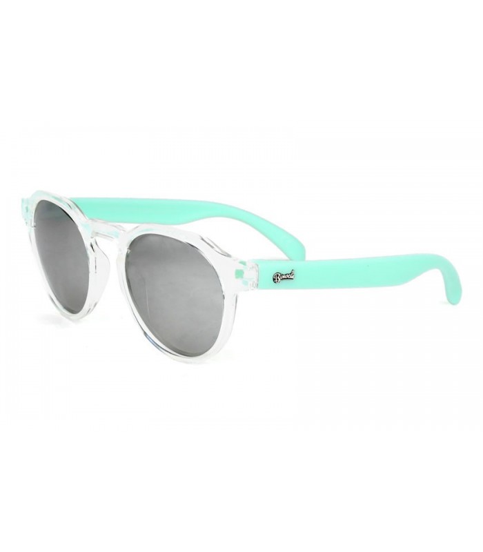 Columbia Transparent - Silver Glasses - Pastel Green