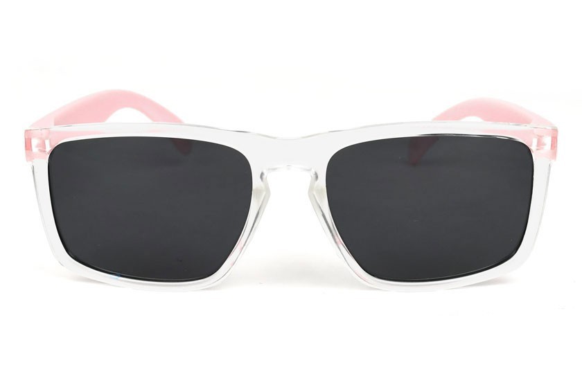 Daytona Transparent - Grey Glasses - Pastel Pink