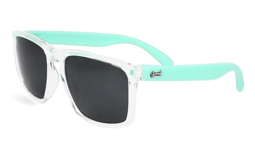 Daytona Transparent - Grey Glasses - Pastel Green