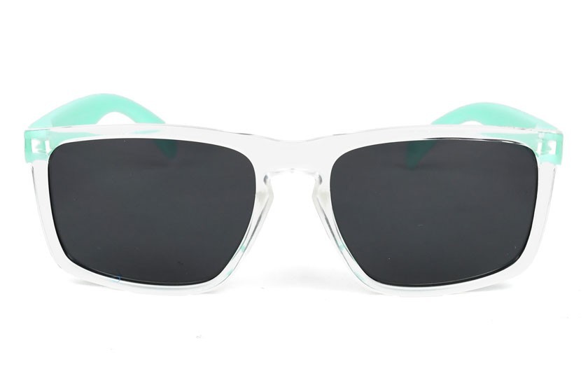 Daytona Transparent - Grey Glasses - Pastel Green