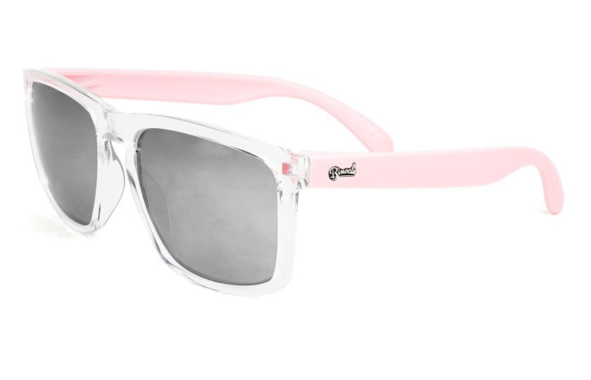 Daytona Transparent - Silver Glasses - Pastel Pink