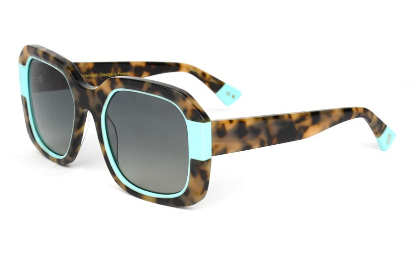 Isabella Tortoise Milky/Blue Pastel - Gr