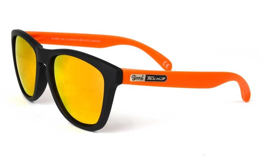 Original Tech 3  Black - Glasses Red Fire - Orange