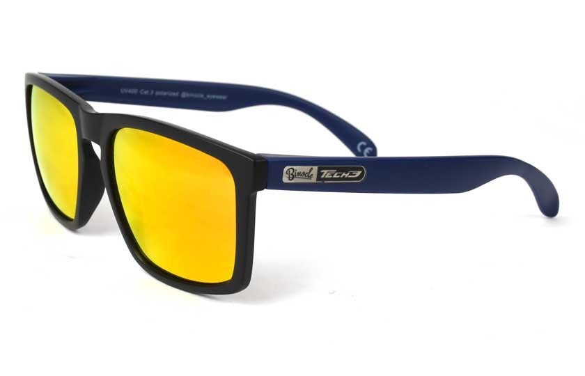 Daytona Tech 3  Black - Glasses Red Fire - Blue