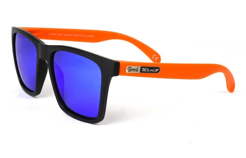 Miami Tech 3  Black - Glasses Blue - Orange