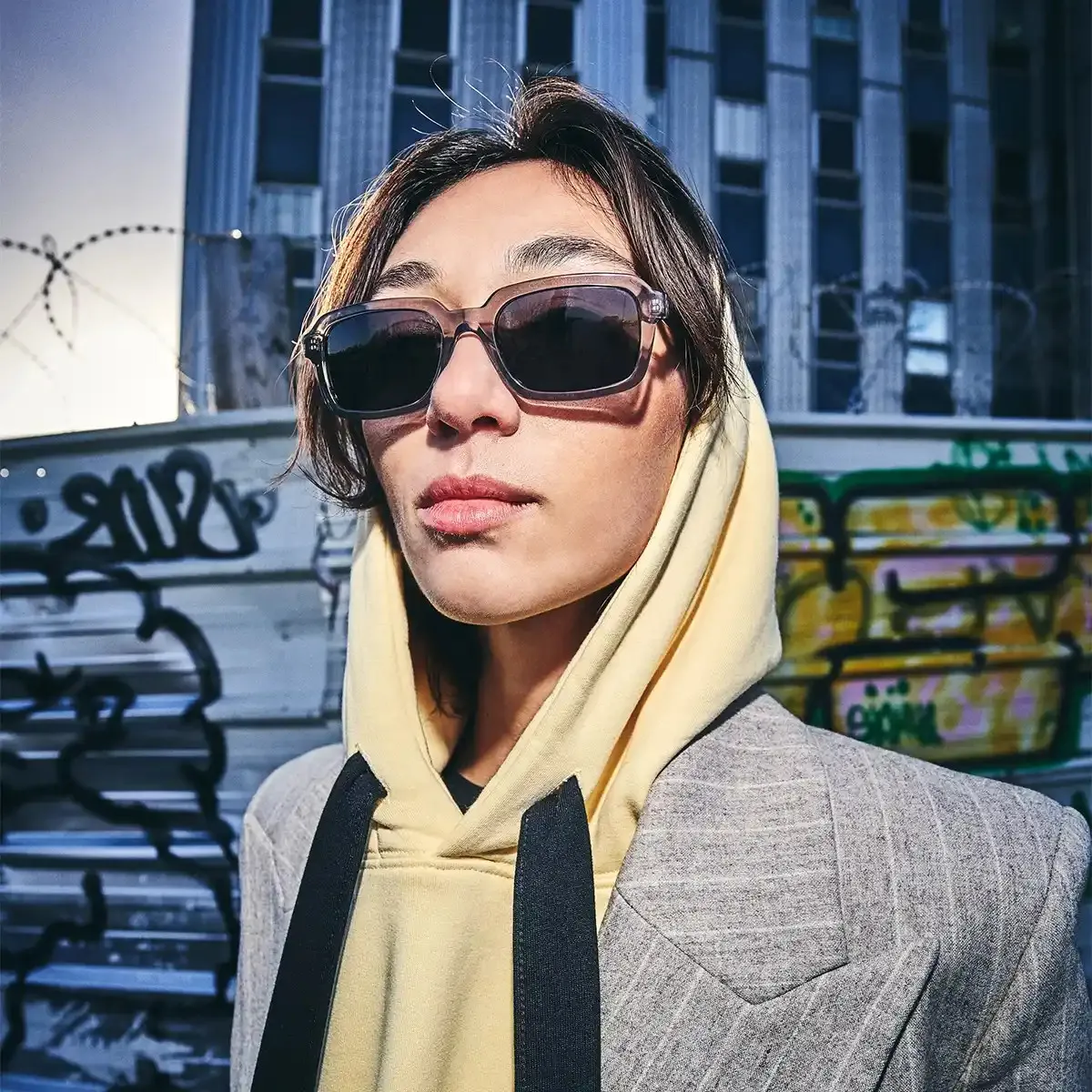 Mykonos Sunglasses – Retro 90s Square Frame