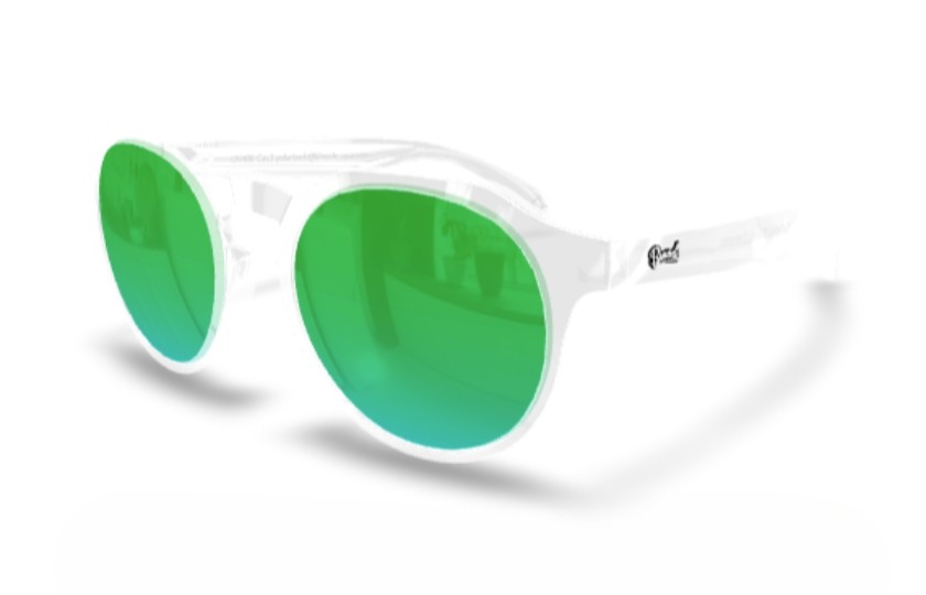 Little Columbia Transparent - Green Lenses - Transparent