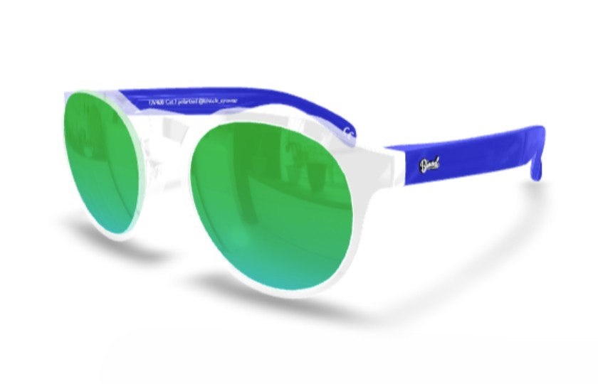 Little Columbia Transparent - Green Lenses - Blue