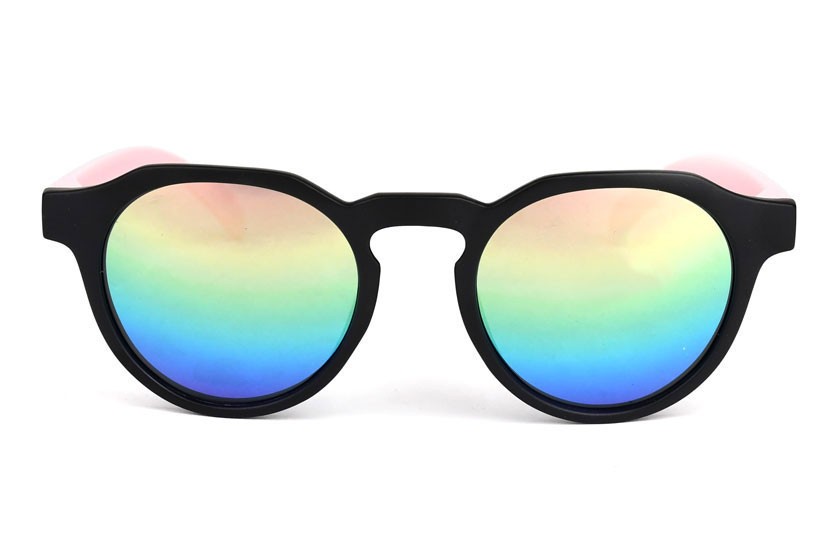 Columbia Black - Unicorn Glasses - Pastel Pink
