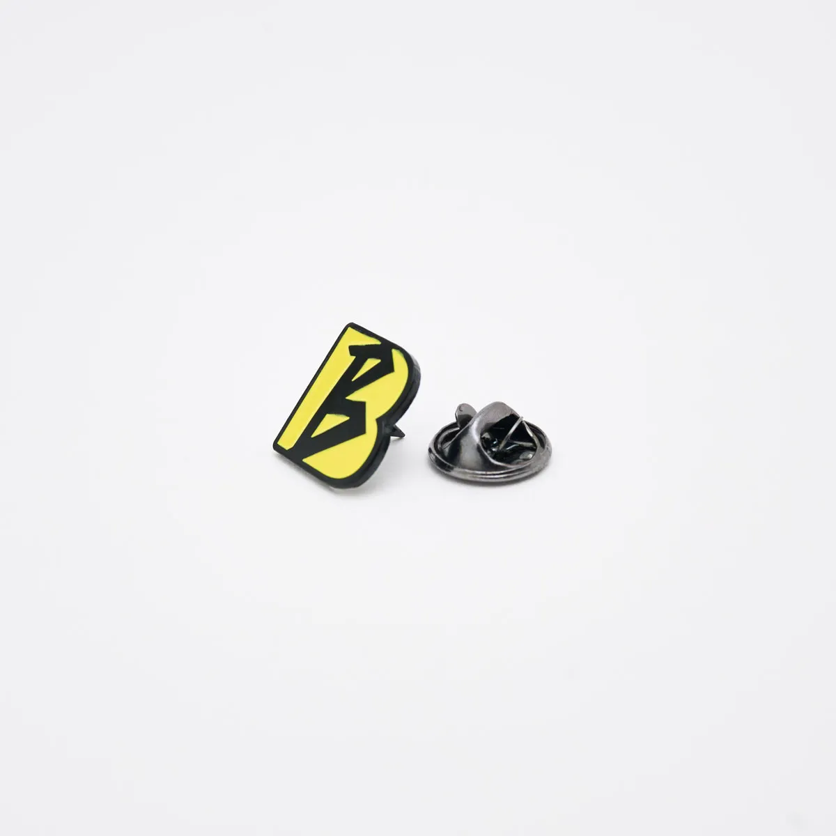 Binocle Enamel Pin | Black Metal Logo Pin