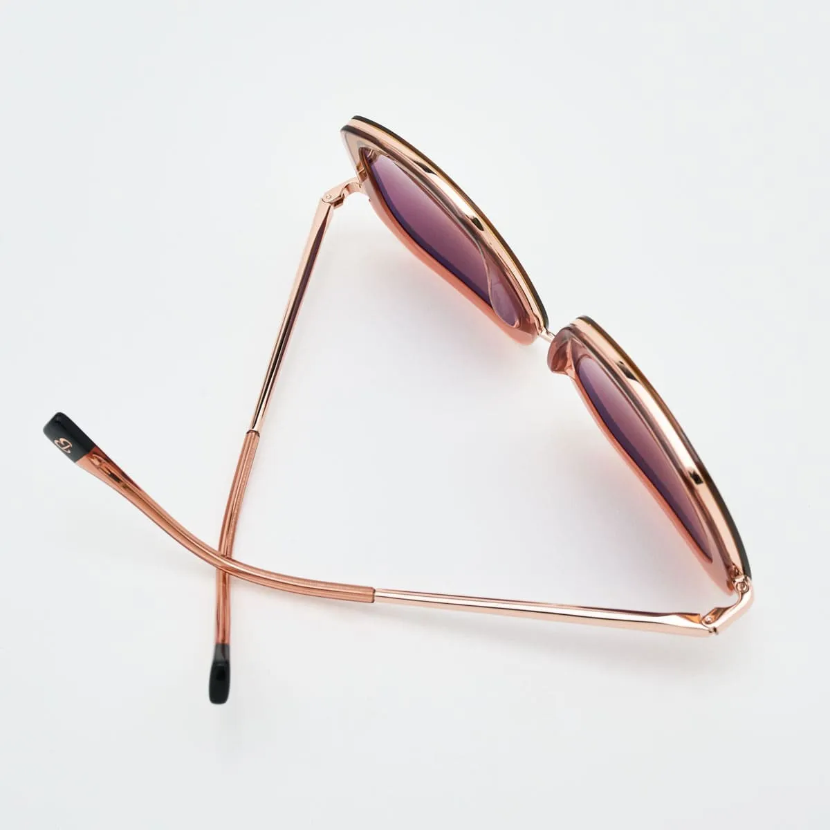 Lunettes Diana carrées grand visage — Sophistication