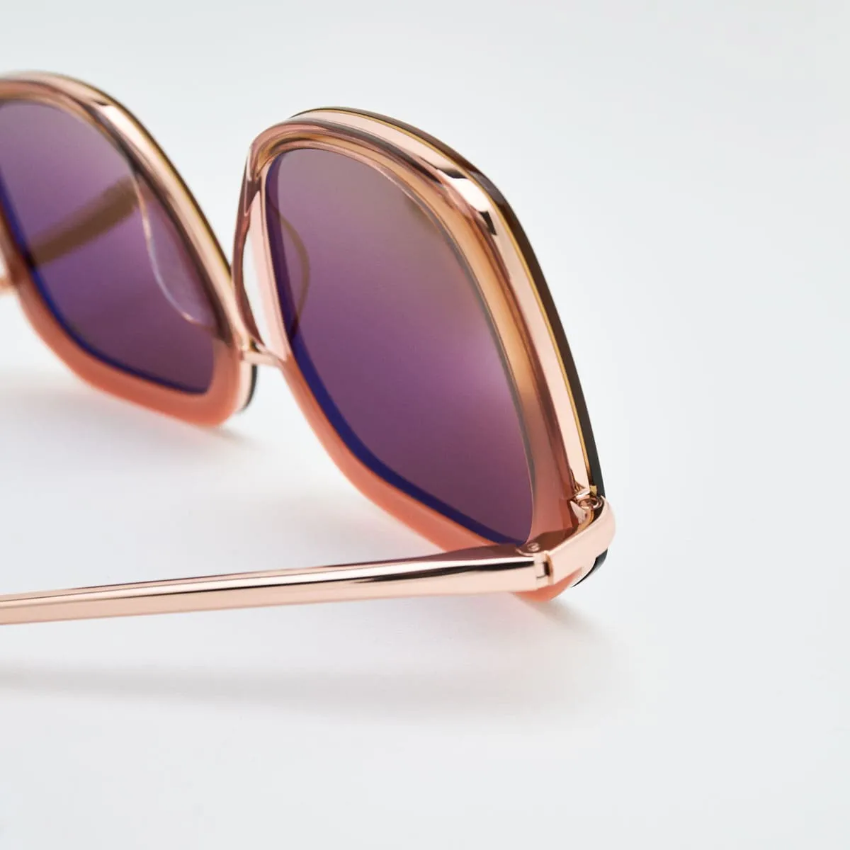 Lunettes Diana carrées grand visage — Sophistication