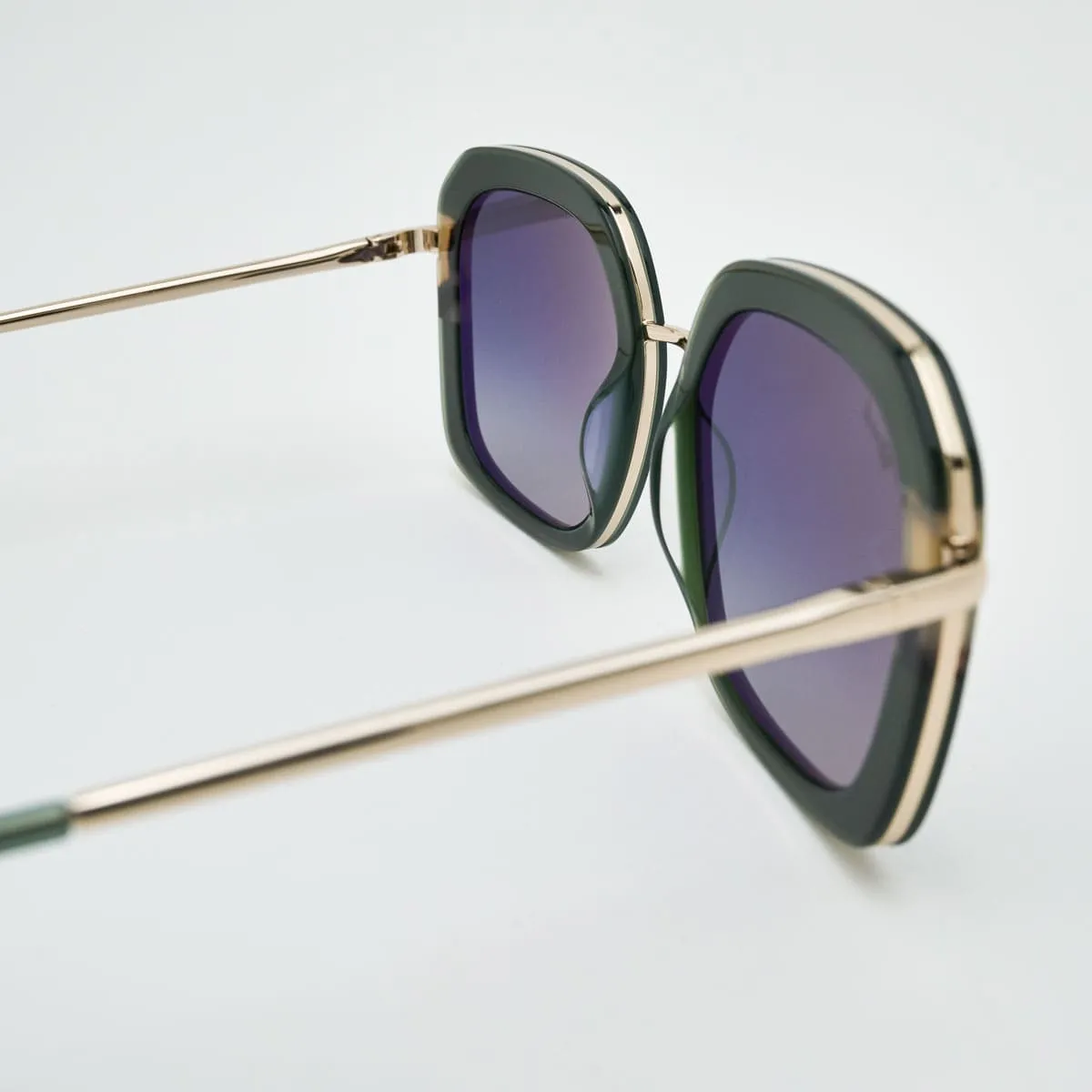 Lunettes Diana carrées grand visage — Sophistication