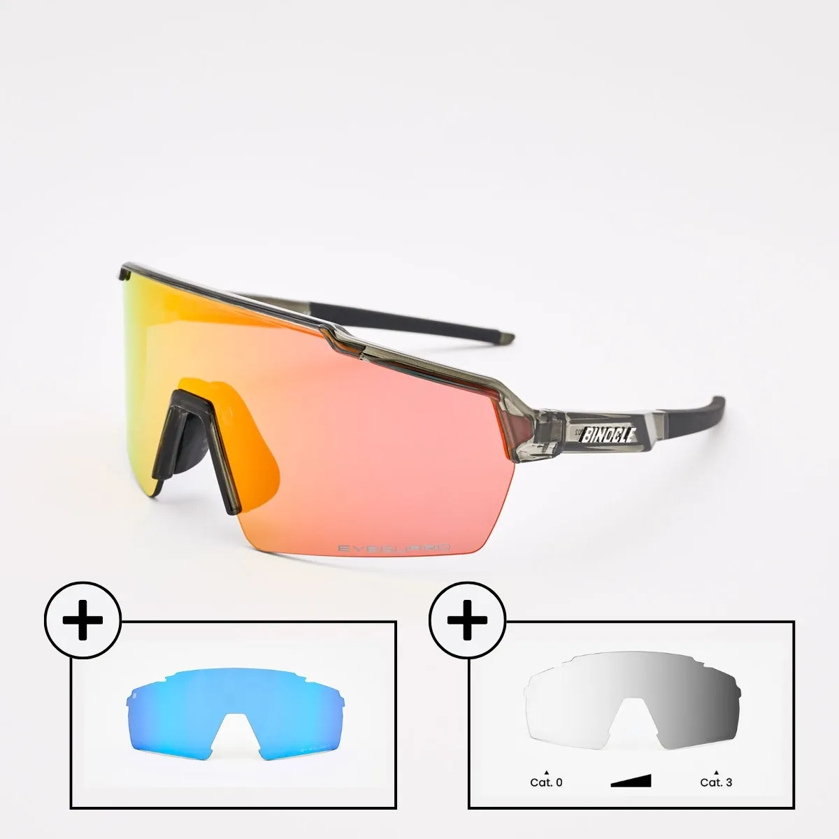 Binocle sprint Pack: sunglasses + 2 lenses of your choice