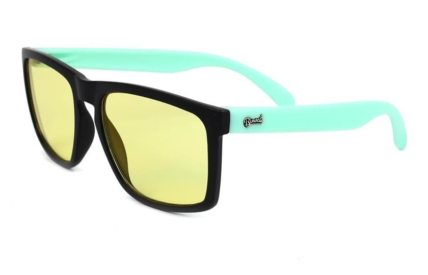 Lunettes anti fatigue Daytona Noir - Verres 60% filtration - Vert Pastel 35