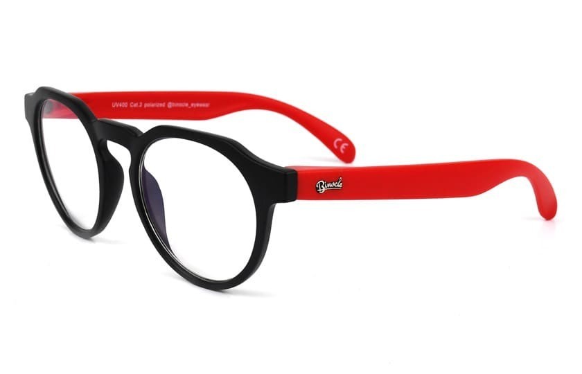 Lunettes anti fatigue Columbia Noir - Verres 30% filtration - Rouge 35