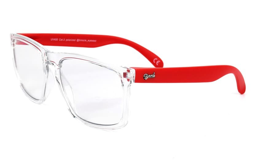 Daytona Transparent - Verres 30% filtration - Rouge